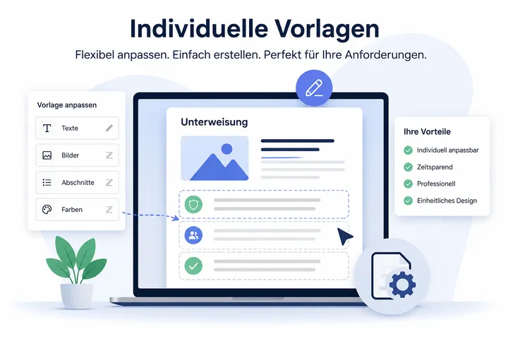 Alle Funktionen für effiziente Unterweisungen und Mitarbeiterschulungen
